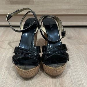 Jimmy Choo patent leather wedges size 38